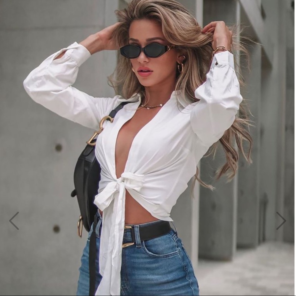 New white tie top